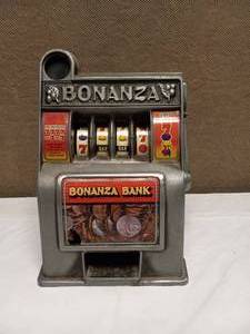 lot 70 image: VINTAGE BONANZA TOY SLOT MACHINE