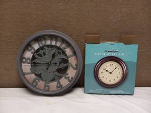 lot 77 image: 2 WALL CLOCKS