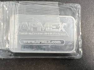 5 TROY OZ .999 FINE SILVER BAR APMEX SEALED