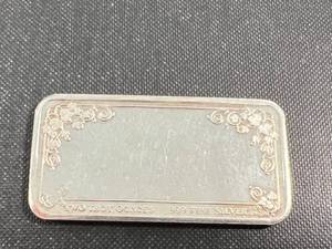 2 TROY OZ .999 FINE SILVER ART BAR SEASONS GREETINGS