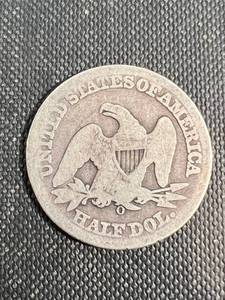 1858-O US SEATED LIBERTY HALF DOLLAR