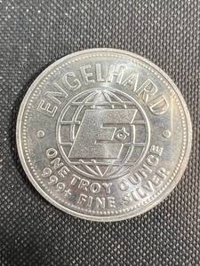 ENGELHARD THE AMERICAN PROSPECTOR 1 TROY OZ .999 FINE SILVER