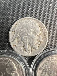 3 US BUFFALO NICKELS 1926 1929 1934