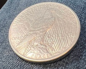 1924 US PEACE SILVER DOLLAR