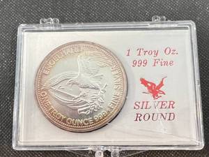ENGELHARD THE AMERICAN PROSPECTOR 1 TROY OZ .999 FINE SILVER