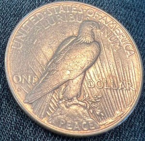 1927-S US PEACE SILVER DOLLAR XF