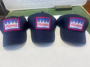 Lot of 3 New Hamms Beer Hats