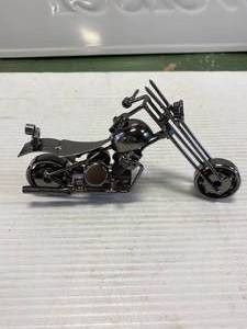 New Custom Made Metal Motorcycle 6 Inches Long