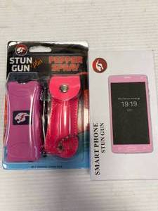 Lot of 2 Self Defense Stun Gun  Pepper Spray