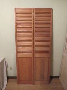 lot 32 image: Louvered Bi - Fold Door