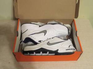 lot 34 image: New - Nike Air Monarch Tennis Shoes Size 10.5