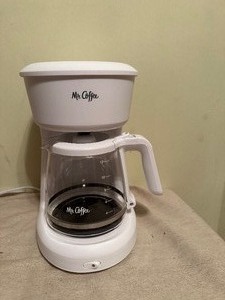 lot 66 image: New - Mr. Coffee 12 Cup Coffee Maker - White