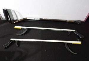 Walking Cane  Easy Squeeze Reacher Grabber Pickup Tool