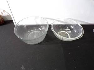 2 Mixing  Baking Bowls (One Pyrex and the Other is Anchor)