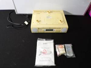 Jensen Under the Cabinet Stereo CD Player with Alarm Clock and Radio