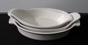 Boat Shaped Stoneware Baking Dishes