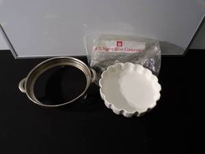 F.B. Rogers Silver Company Serving Tray and Dish