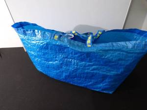 IKEA Large Duffel Bag and Various Items