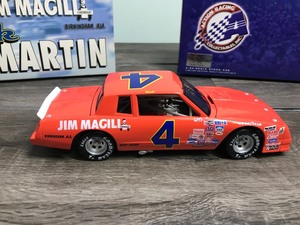 lot 154 image: 2000 NASCAR Action Racing 1983 Monte Carlo Mark Martin #4  Jim Magill Chevrolet Birningham, Ala. 124 scale die cast stock car