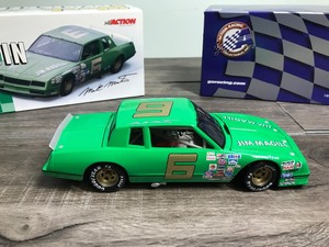 lot 156 image: 1999 NASCAR Action Racing 1983 Monte Carlo Mark Martin #6  Jim Magill 124 scale die cast stock car