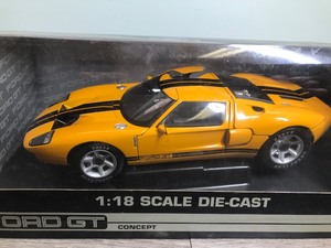 lot 174 image: 2002 Ford Bean Stalk Group LLC  Ford GT Concept 118 scale die cast car