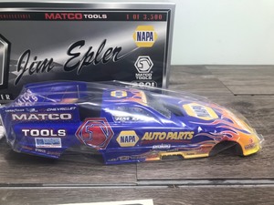 lot 183 image: 2001 Racing Champions  Matco Tools Jim Epler #5  NAPA Camaro Funny Car 124 scale die cast
