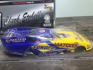 lot 189 image: 2001 Collector Series Matco Tools Chuck Etchells #112  Sunoco Camaro Funny Car 124 scale die cast