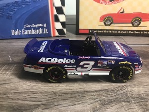 lot 201 image: Action Racing Collectible Dale Earnhardt Jr. #3 AC Delco Monte Carlo Pedal Car Collectible 125 scale die cast coin bank