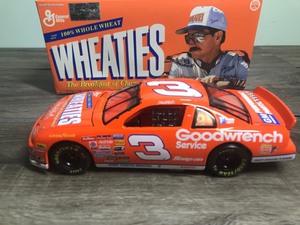 lot 208 image: Nascar Action 1997 Monte Carlo Dale Earnhardt #3 Goodwrench  Wheaties 124 scale die cast stock car