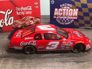 lot 209 image: 1998 Nascar Racing Action Platinum Series Dale Earnhardt #3  Coca Cola 124 scale die cast stock car