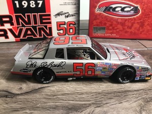 lot 231 image: 2000 Nascar Action RCCA edition 1987 Monte Carlo Ernie Irvan #56  Dale Earnhardt Chevrolet 124 scale die cast coin bank stock car