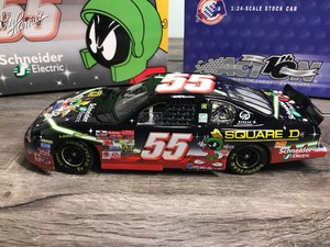 lot 245 image: 2002 Nascar Action Racing Collectibles 10th Anniversary Bobby Hamilton #55 Schneider Electric  Looney Tunes Rematch 124 scale die cast stock car
