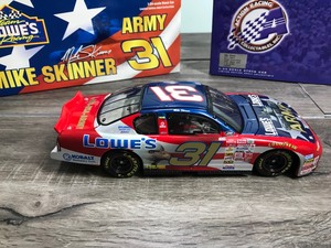 lot 280 image: 2000 Nascar Action Racing Collectibles Mike Skinner #31 Armed Forces  Army 124 scale die cast stock car