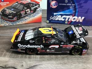 lot 284 image: 2001 Nascar Action Racing Collectibles 2000 Monte Carlo Dale Earnhardt #3 GM Goodwrench Service Plus  No Bull  76th Win 124 scale die cast stock car
