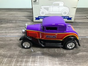 lot 296 image: Liberty Classics by Spec Cast Ford Model A Chopped Coupe Street Rod 125 scale die cast coin bank