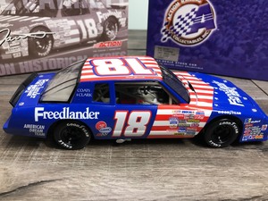 lot 306 image: 2000 Nascar Action Racing Collectibles  Action Historical Series 1987 Monte Carlo Dale Jarrett #18  Freedlander 124 scale die cast stock car
