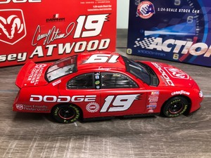 lot 307 image: 2001 Nascar Action Racing Collectibles Casey Atwood #19  Dodge 124 scale die cast stock car