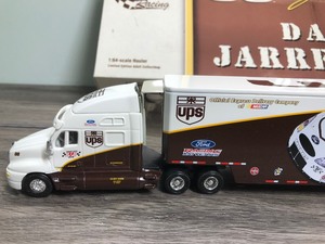 lot 328 image: 2001 Nascar  Action Dale Jarrett #88  UPS 164 scale die cast transporter
