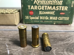 lot 352 image: Remington Target Master Kleanbore 38 Special 148 grain Wad Cutter rounds