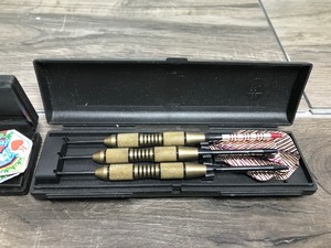 lot 369 image: 2 sets of darts with cases