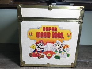 lot 421 image: RARE Vintage Nintendo Super Mario Zelda Toy box Storage chest Retro Video Game