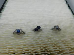 lot 20 image: 3 sterling silver rings