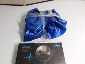 lot 43 image: Foot massager and exercising ball w pump