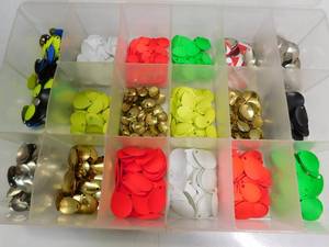 lot 56 image: Tackle box of with spinner blades