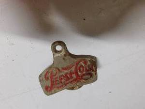 lot 100 image: Vintage pepsi-Cola wall mount bottle opener