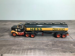 lot 147 image: Vintage Hess Oil tanker Coin Bank Truck