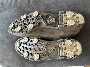 lot 92 image: Nike Mens Waverly Last Black Golf Shoes, size 9