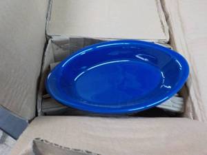 36 - 8 oz Blue Casserole Dishes...