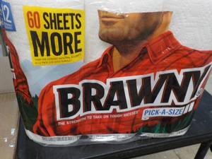 6 Count Brawny Paper Towels...