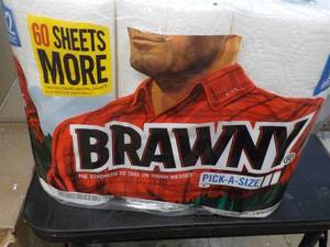 6 Count Brawny Paper Towels...